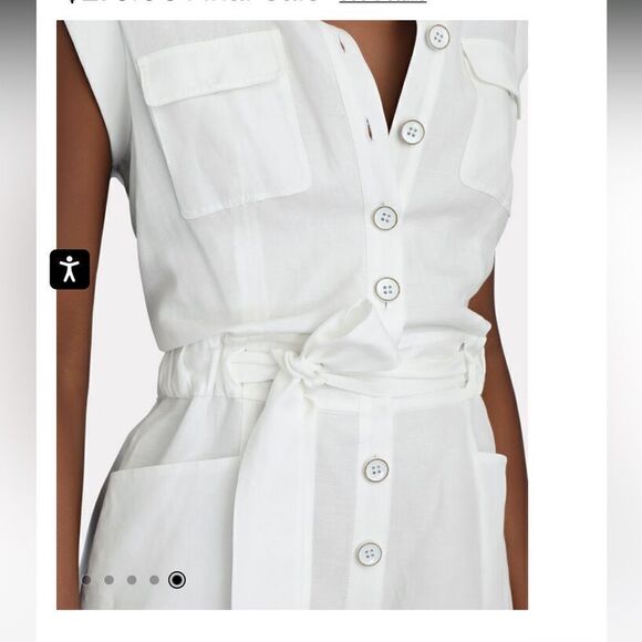 Intermix Juliet Tie Waist Romper - Picture 3 of 9